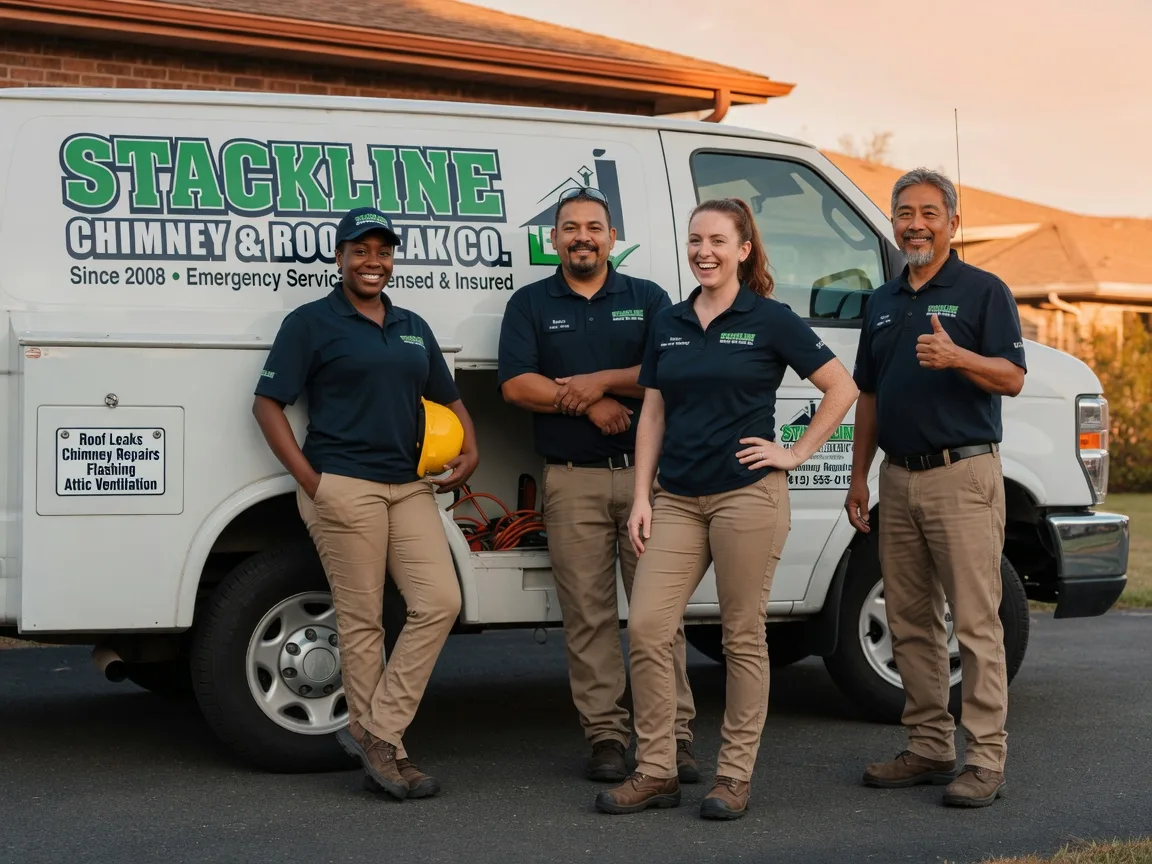 Chimney flashing repair company in Minster, OH